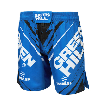 MMI-4022w Шорты MMA SHORT IMMAF approved женские черно-синие