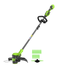 Триммер аккумуляторный Greenworks GD24LT331, 24V, 33 см, (2113407)