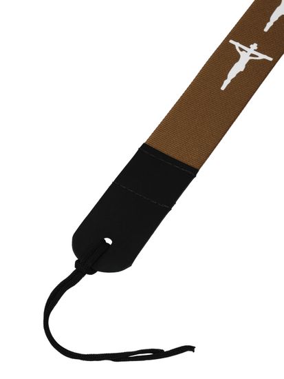 MZ-RG-5ApChristH Ремень для гитары, хаки, аппликация Христос, MEZZO