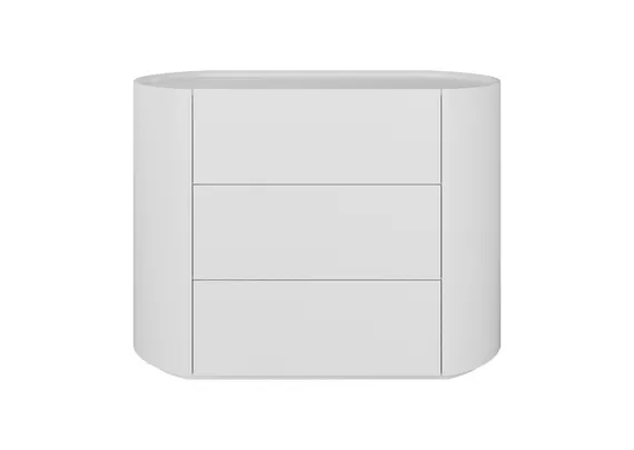 Комод Lagom 3 ящика ширина 100 см (белый)