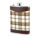 Фляга S.Quire 0,24 л 1508YCY коричневая клетка