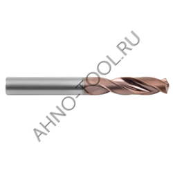 Сверло 16.0мм монолитное твердосплавное 3D с подводом СОЖ. SP-X801031600 VHM AHNO