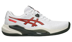 Мужские кроссовки теннисные Asics Gel-Challenger 15 Clay - white/cherry tomato