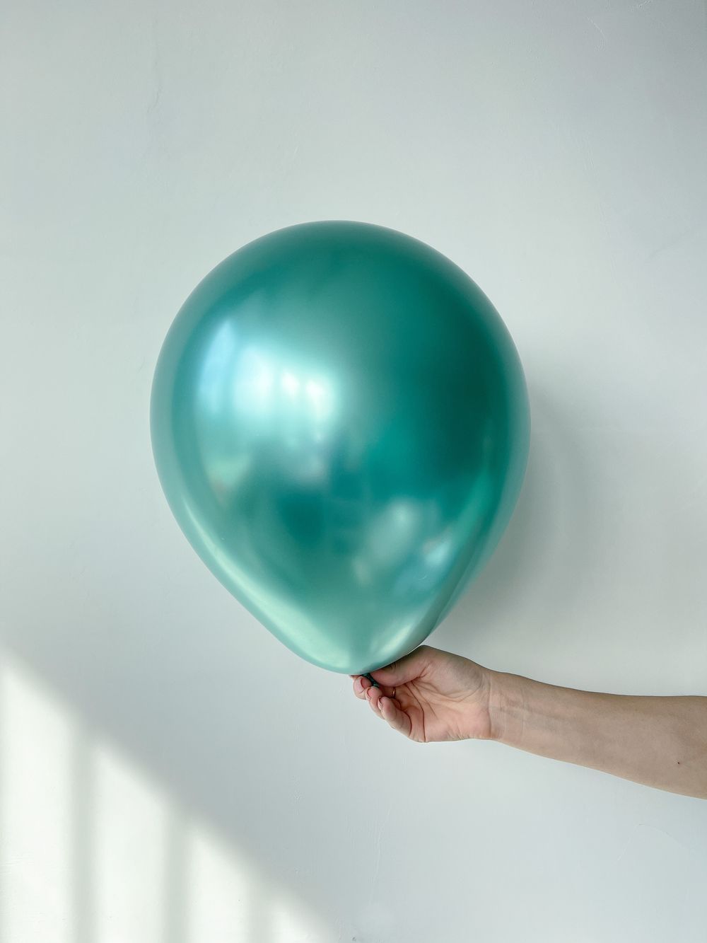 Q Шар хром12" / 30 см бирюза Green (БГ-17)  Изображение2