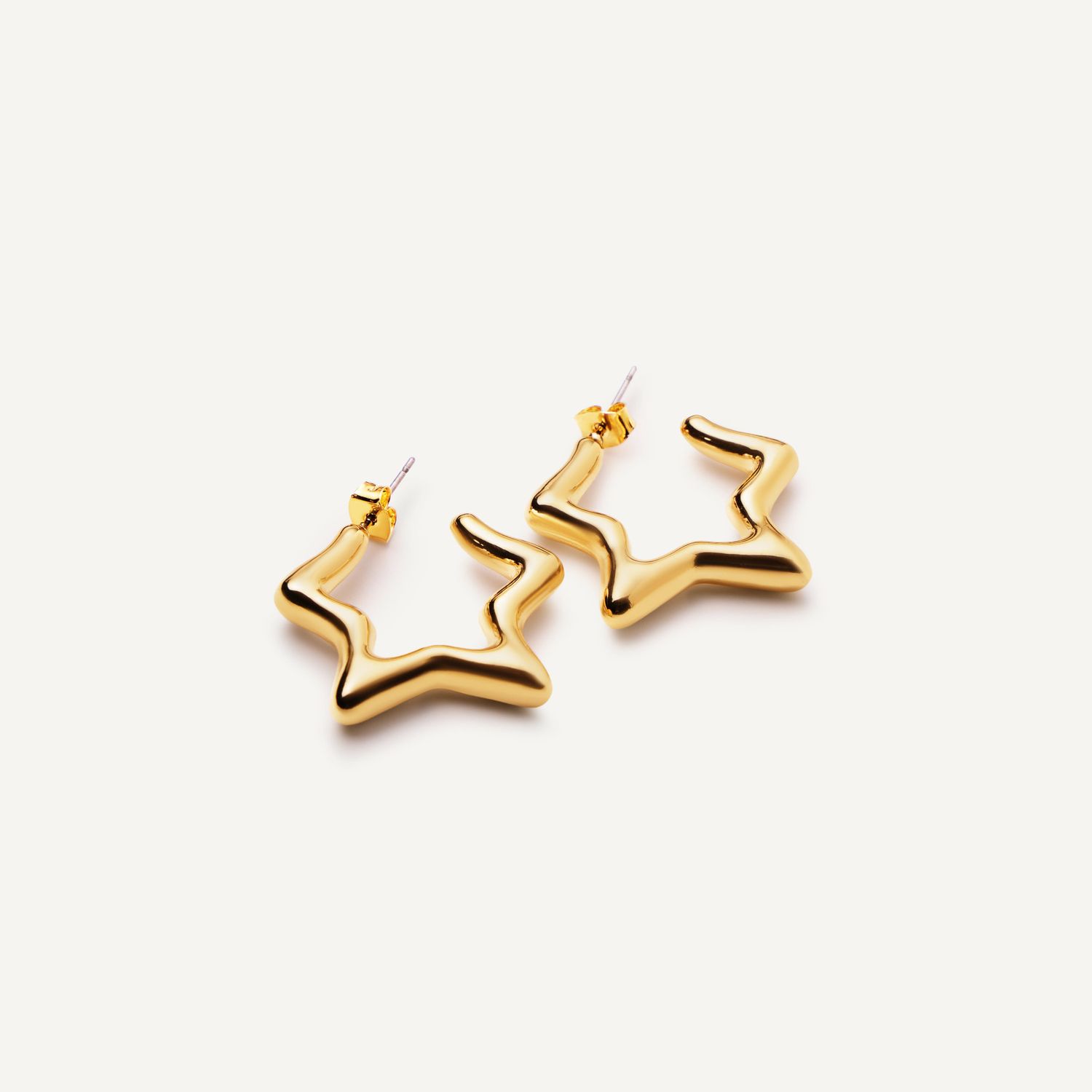 Серьги Defluent Star Earrings – Gold