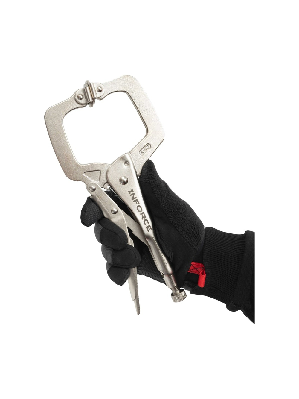 Ручные тиски Inforce с С-образным захватом 280 мм 06-03-49