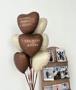 "Душевное тепло" (набор из 8 шаров + подарочный бокс с фото) №2348