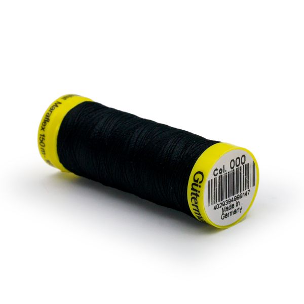 Нитки для трикотажа Gutermann Maraflex 120 (150 метров), 5 кат. | _000 черный