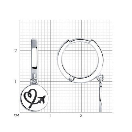 Серьги с самолетиками