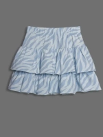 Летний костюм для девочки, лонгслив и юбка