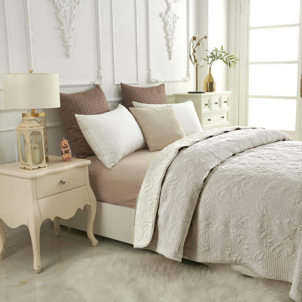 Плед 220х240 Sofi De MarkO Вивальди серый