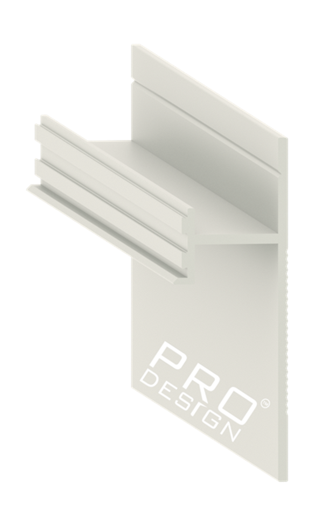 Теневой плинтус скрытого монтажа PRO DESIGN 380 Анодированный 2700 мм