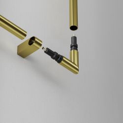 Коннектор L-образный для штанговой системы Maytoni   CA006EC-BS