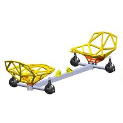 Качели парные непрозрачные