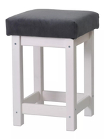 Табурет Икеа с мягким сиденьем из сосны