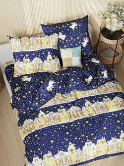 Простынь перкаль Сказка "Зимняя сказка" 240x215 см