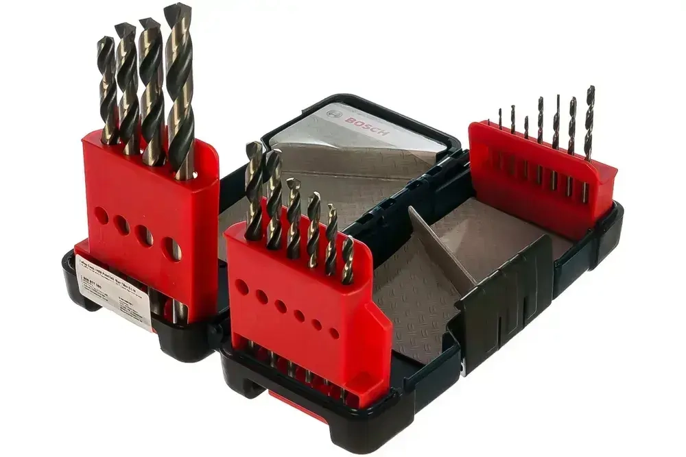 Набор сверл Bosch HSS PointTeQ 1-10 мм, 18 шт, 2608577350