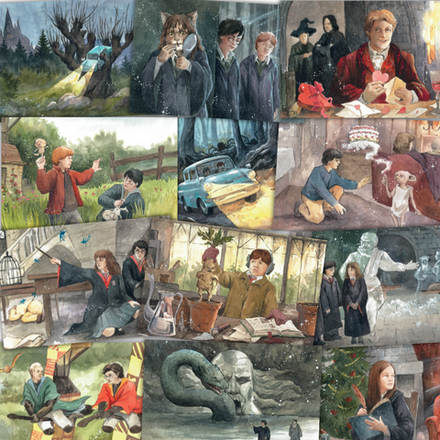 Гарри Поттер и Тайная комната. 12 открыток