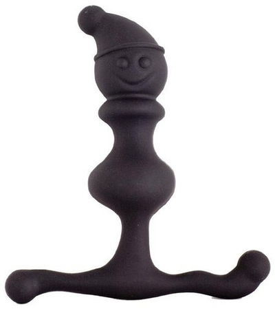 Черный анальный стимулятор Гномик
