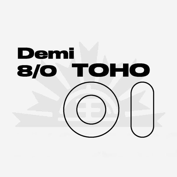 Японский бисер TOHO Treasure (№4F), прозрачный матовый