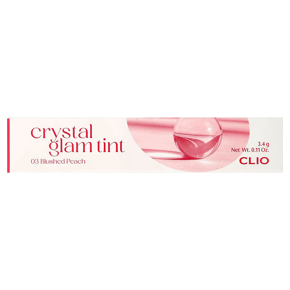 Clio, Crystal Glam, оттенок 03 с румяным персиком, 3,4 г (0,11 унции)