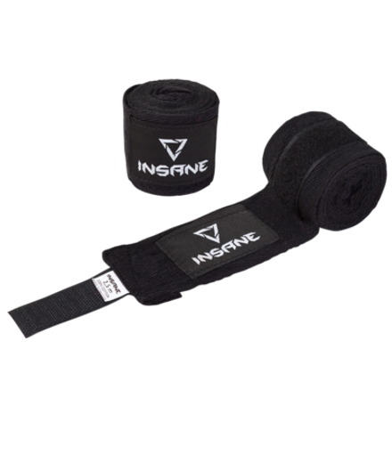 Бинт боксерский CRUSHER, хлопок, черный, 2,5 м