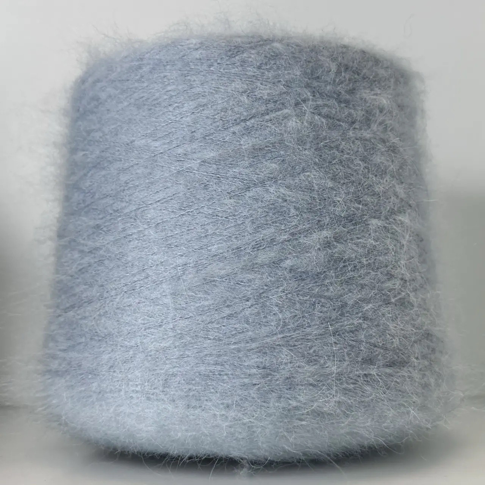 QUEBEC - LANIFICIO dell' OLIVO; 35% кидмохер, 35% альпака superfine, 30% п/а; 1000м/100гр; col.303, цвет: пыльно-голубой