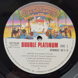 Винтажная виниловая пластинка LP Kiss Double Platinum (Japan 1978) (No Obi) Detroit Rock City