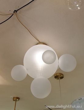 Bolle Frozen ceiling lamp  by Giopatto