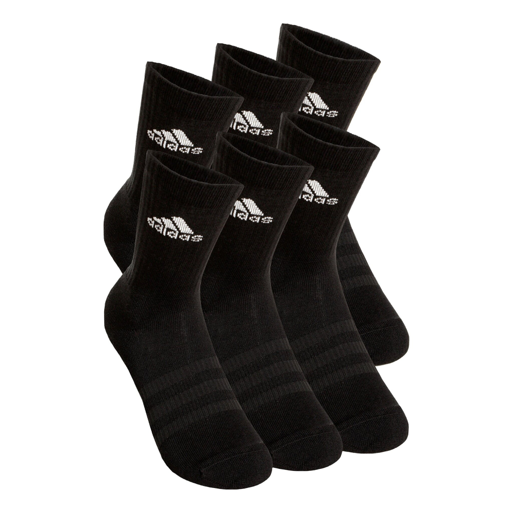 adidas Crew Sportswear Ankle Sports Socks - Black, White