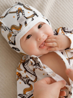 Утеплённый чепчик Mjölk Ракеты