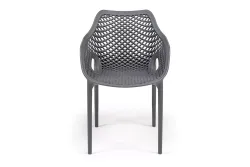 "Беллини" стул пластиковый, цвет темно-серый