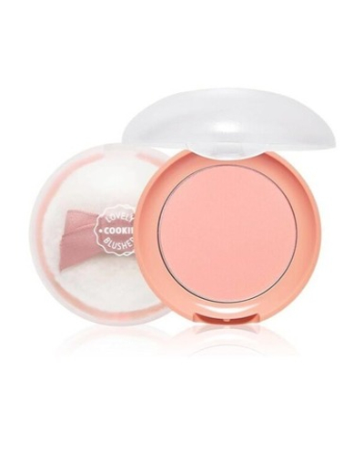 Etude Lovely Cookie Blusher OR 201 Apricot Peach Mousse Пудровые румяна для лица (Абрикос-Персик), 4 гр