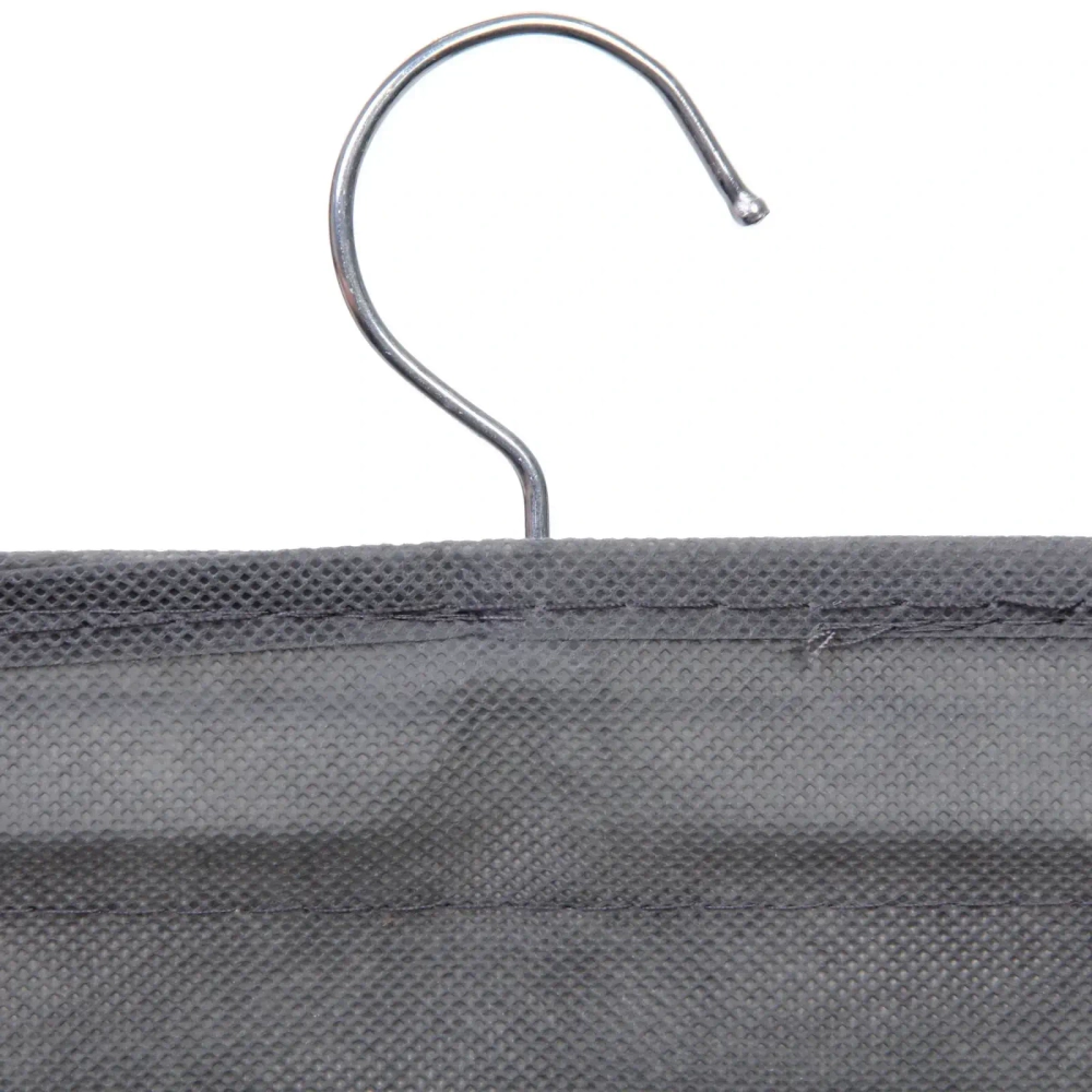 Органайзер двухсторонний подвесной для хранения вещей с крючком «ИДЕЯДОМА», цвет серый, 15 карманов, 75*39см