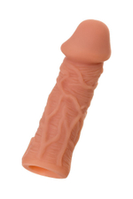 Насадка фаллического вида с венками Extreme Sleeve 005 S-size - 12,7 см. (Цвет: телесный)