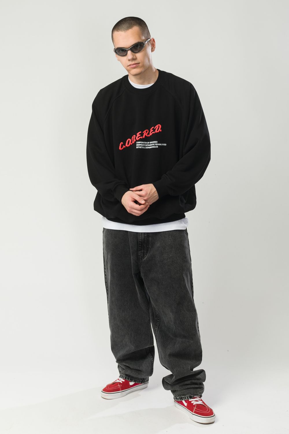 Толстовка Codered Overcrew Summer Dare черная