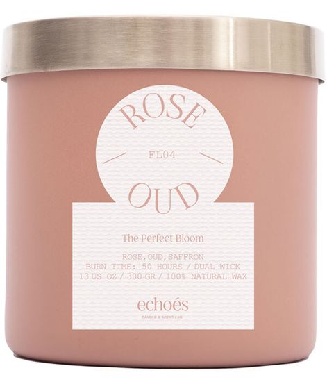 Rose & Oud, свеча Perfect Bloom collection, Echoes