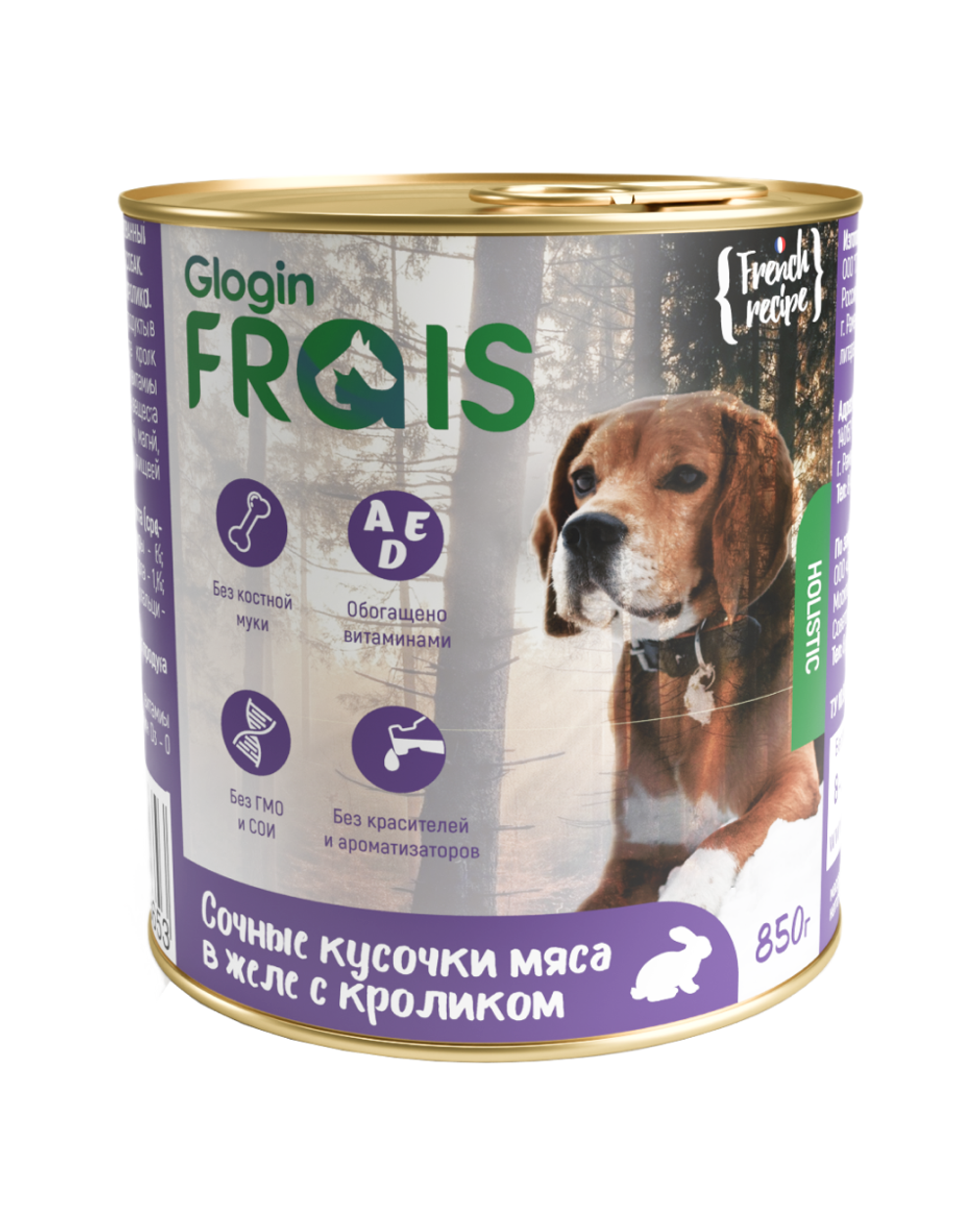 Frais Holistic Консервы для собак Кролик в желе, 420гр