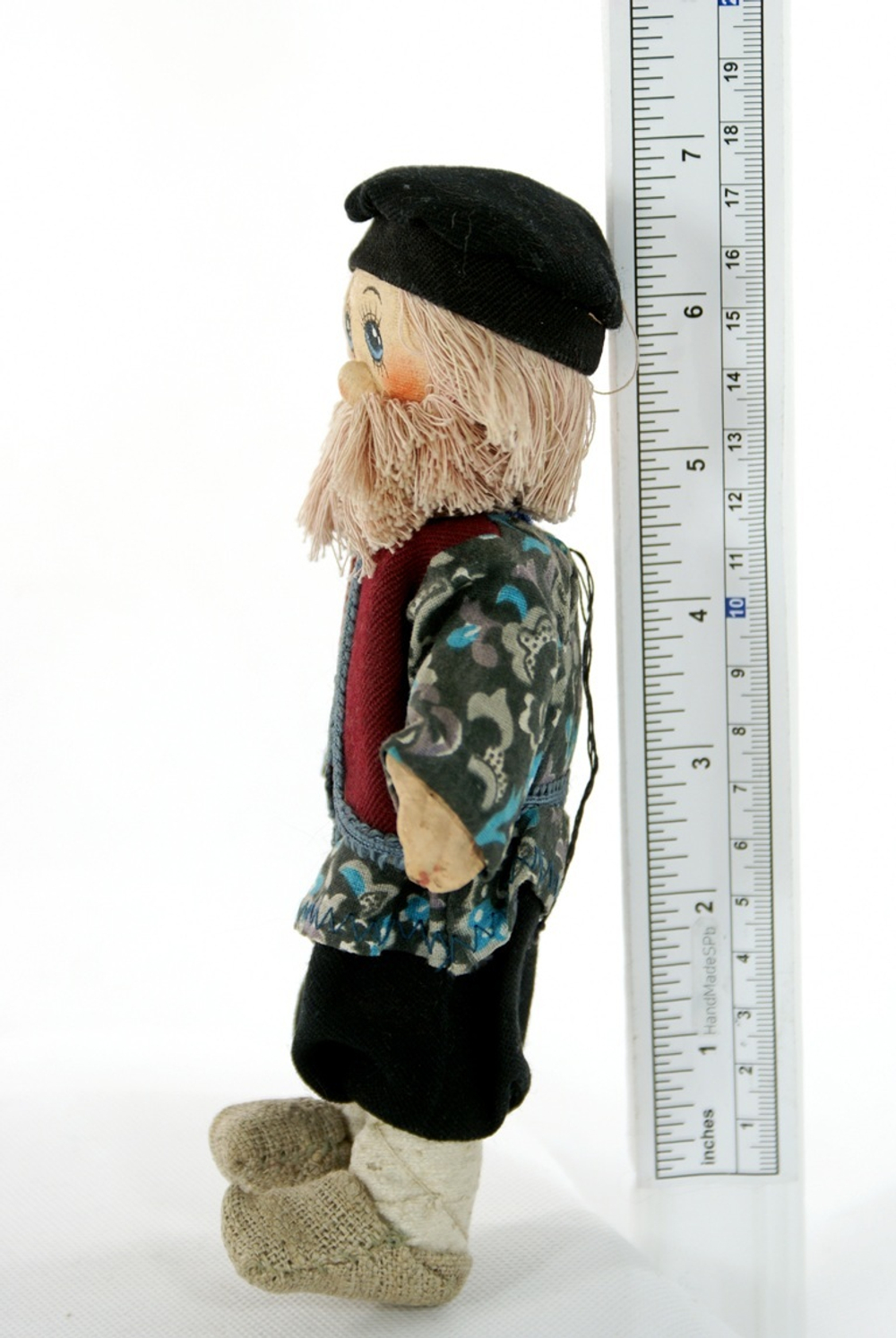 Кукла-подвеска текстильная Потешного промысла в русском крестьянском костюме Федул. Мужик
