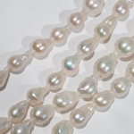 Жемчуг барочный каплевидный Акойа с ядром 10*13-6,5-8мм