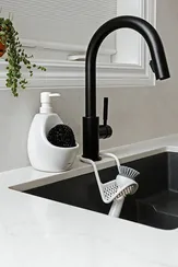 Диспенсер для мыла с подставкой для губки Joey 590 мл, белый