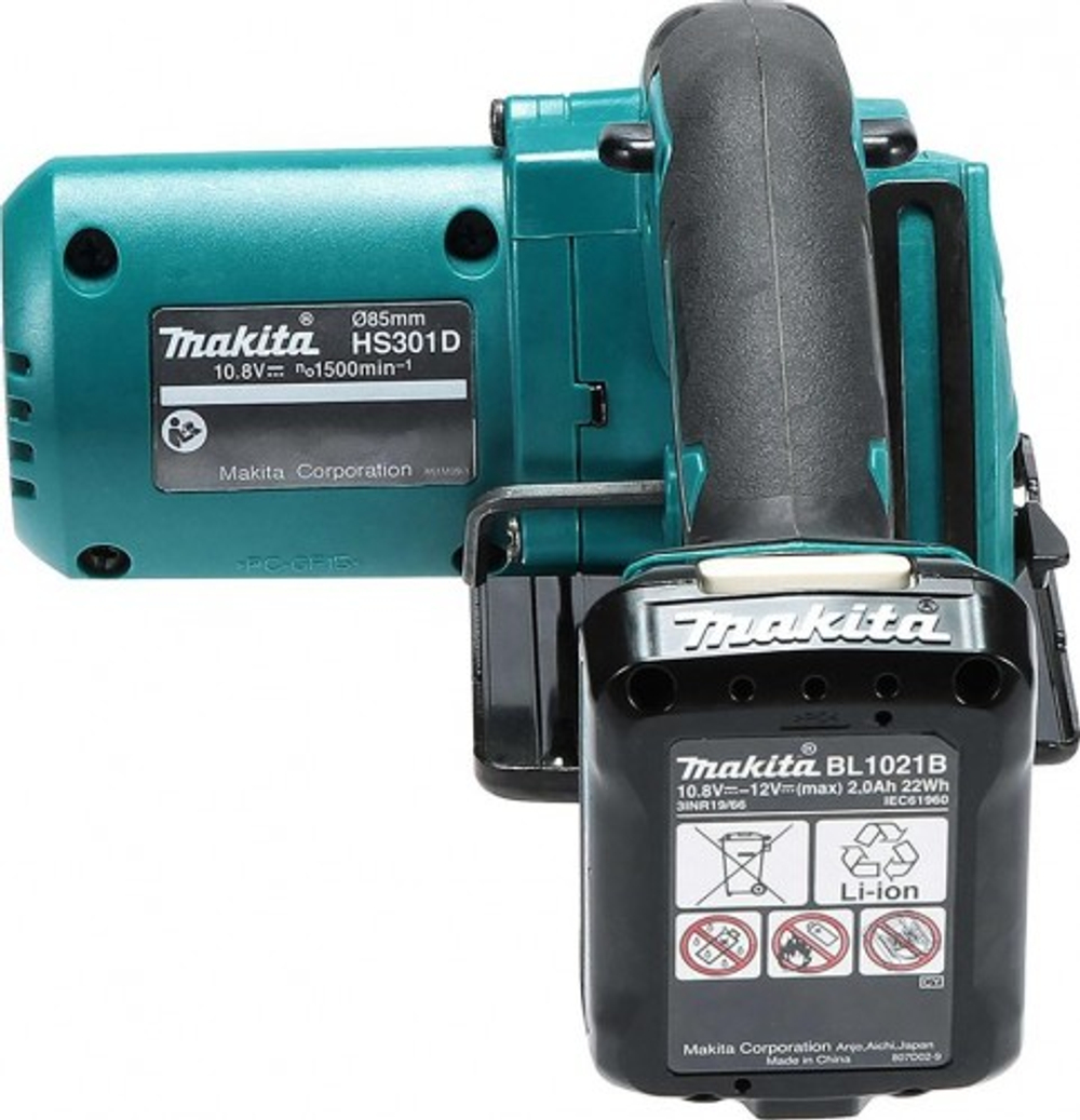 Пила циркулярная аккумуляторная MAKITA HS 301 DWAE HS301DWAE