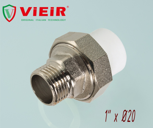 Американка ПП   Ф 20 х 1" Ш.  ViEiR  (150/15шт)