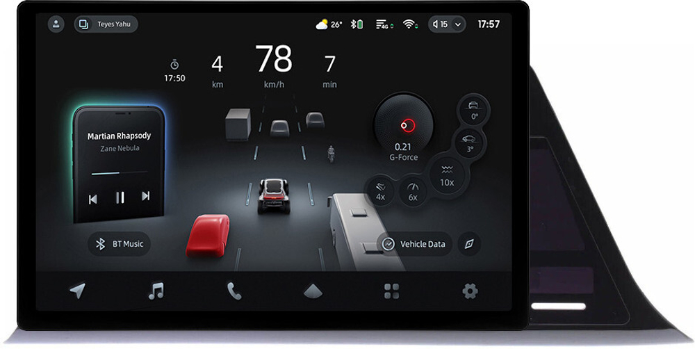 Магнитола для Toyota C-HR 2018-2022 (левый руль, взамен 230х130мм) - Teyes CC4-PRO монитор 13" 2K QLED на Android 13, Snapdragon 778G, 8+128, AI, CarPlay, DSP, 4G SIM-слот