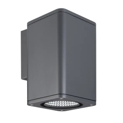 Светильник LGD-EVO-WALL-S100x100-12W Warm3000 (GR, 44 deg, 230V) (Arlight, IP54 Металл, 3 года) 046193