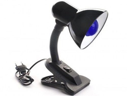 Светильник «Рефлектор Минина» + «Синяя лампа» с прищепкой