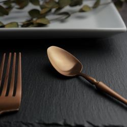 Ложка столовая 19,5 см матовая цвет медь PVD 1920-Copper P.L. [12]