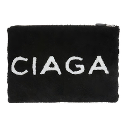 Balenciaga Wool Handbag Clutch Women"s Black