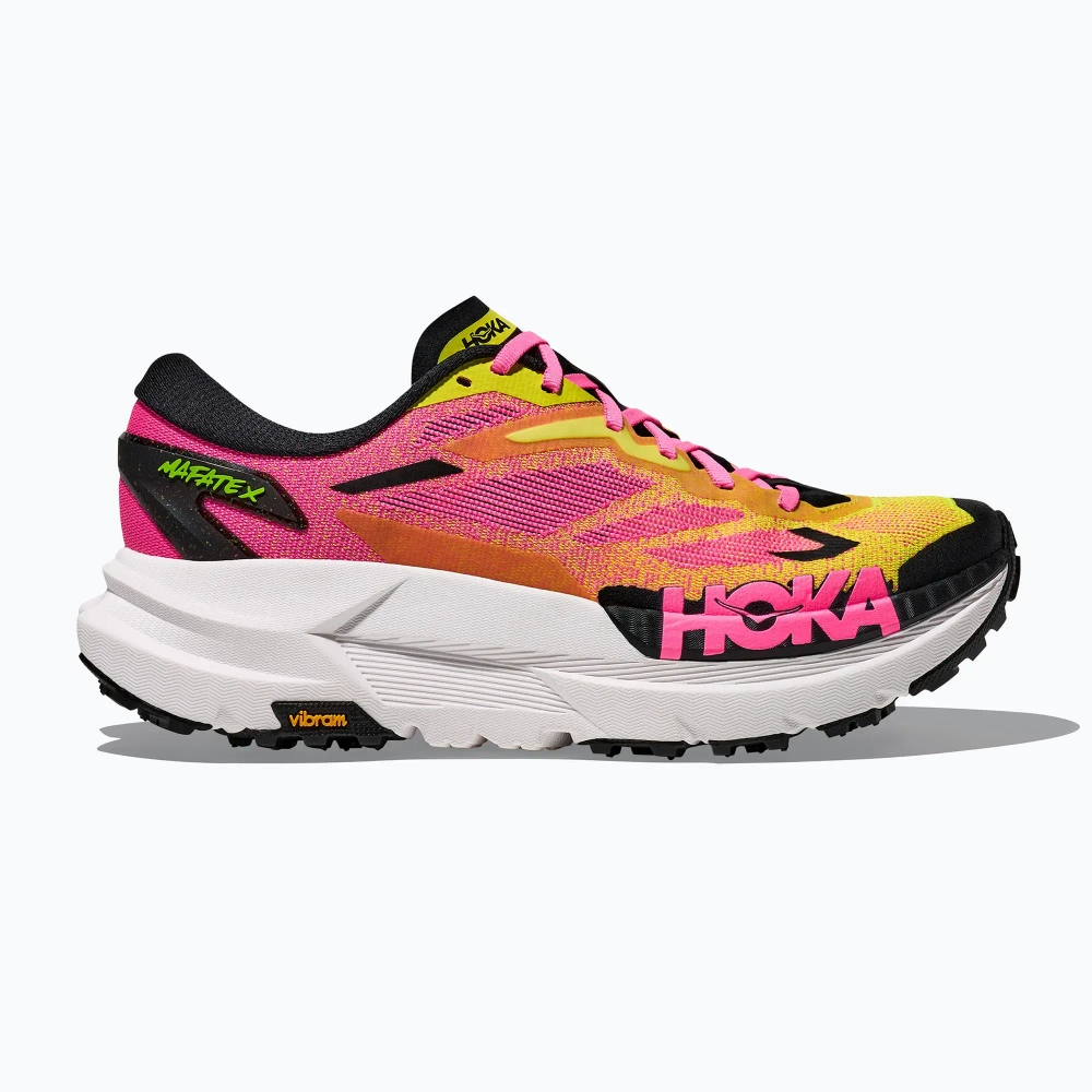 Кроссовки для бега Hoka Mafate X neon hoka citrus/neon rose