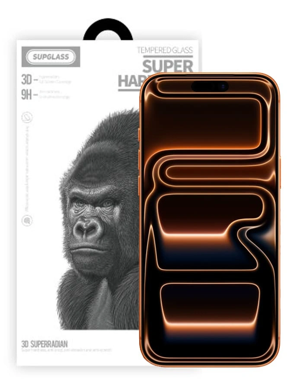 Стекло (глянец) SupGlass SG-11 Tempered Glass Super Hardness For IP 15 Plus/16 plus (6.7)